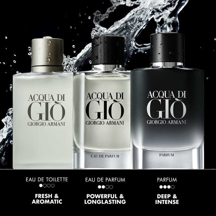 Acqua di Gio For Men Refillable Eau de Parfum, 4.2 oz.